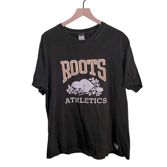 Roots Other - ROOTS ATHLETICS graphic tee L